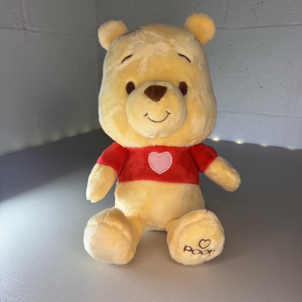 Disney Baby Winnie the Pooh Valentine Heart Plush Kids Preferred 10" 2025